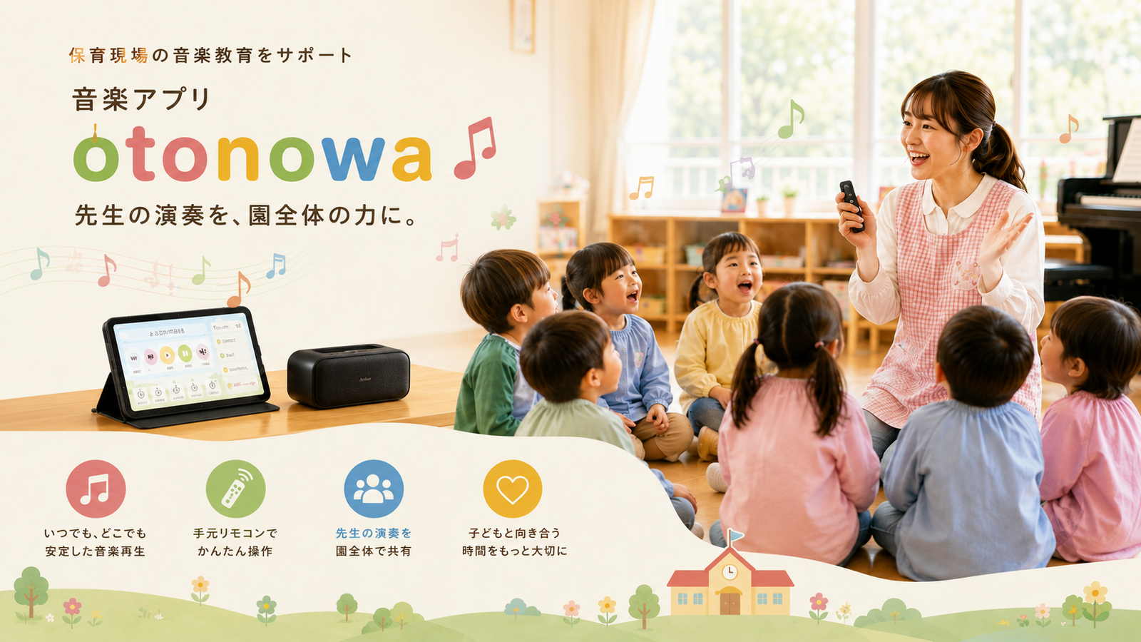 教育用音楽再生アプリ otonowa
